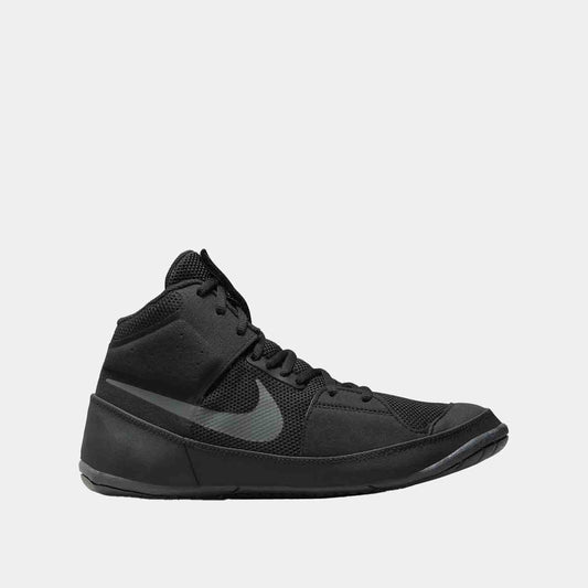 Side view of Nike Fury Wrestling Shoes.