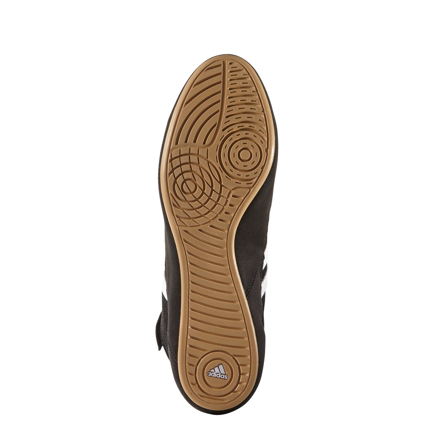 Bottom view of Adidas Men's HVC 2 Wrestling Shoes.