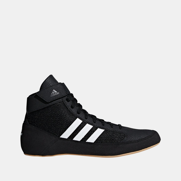 Side view of Adidas Men's HVC 2 Wrestling Shoes.