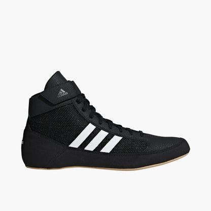 Side view of Adidas Men's HVC 2 Wrestling Shoes.
