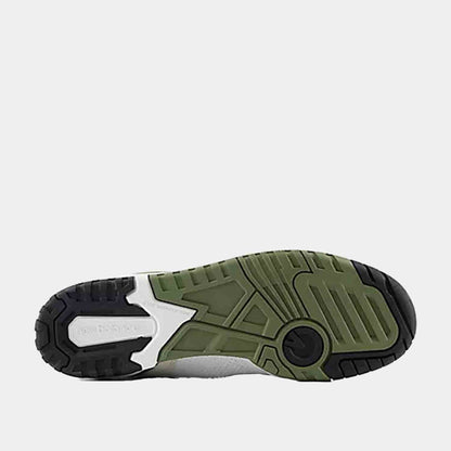 Bottom view of New Balance 550.