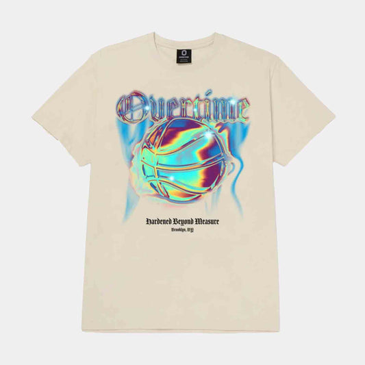 Front view of Overtime Chrome Team Tee.