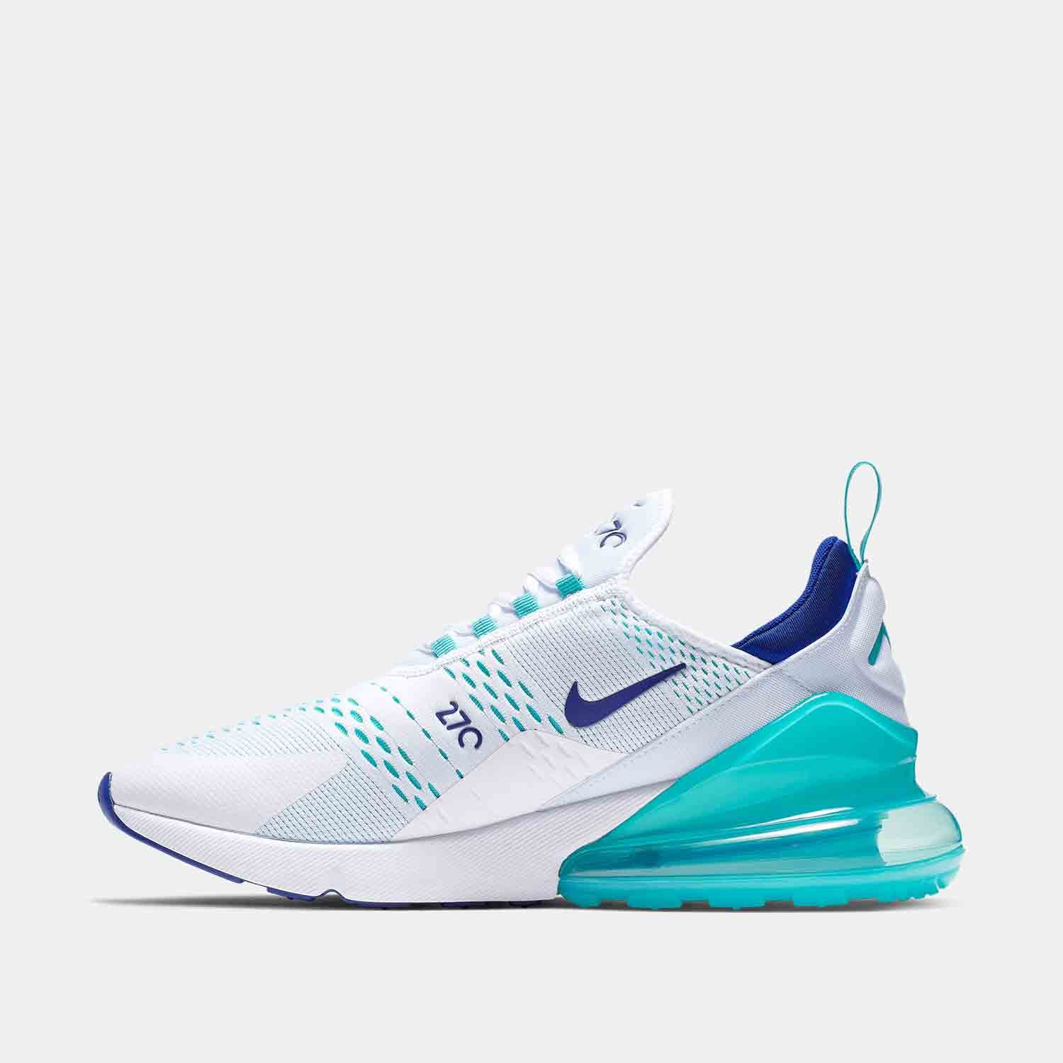 Side medial view of the Nike Men's Air Max 270.