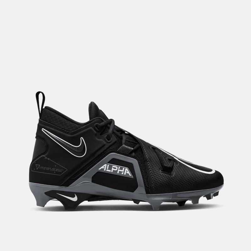 Side view of Nike Alpha Menace Pro 3 Football Cleats.