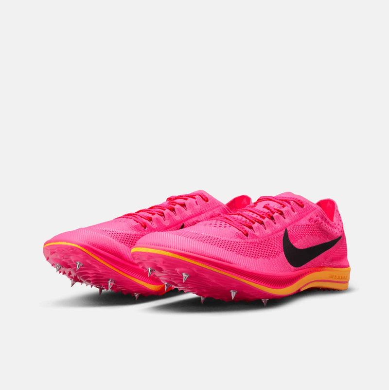 Front view of Nike ZoomX Dragonfly Distance Spikes.