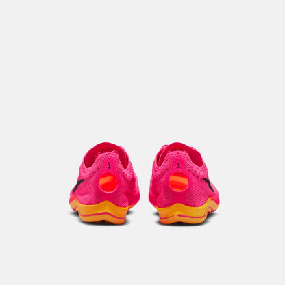 Rear view of Nike ZoomX Dragonfly Distance Spikes. 