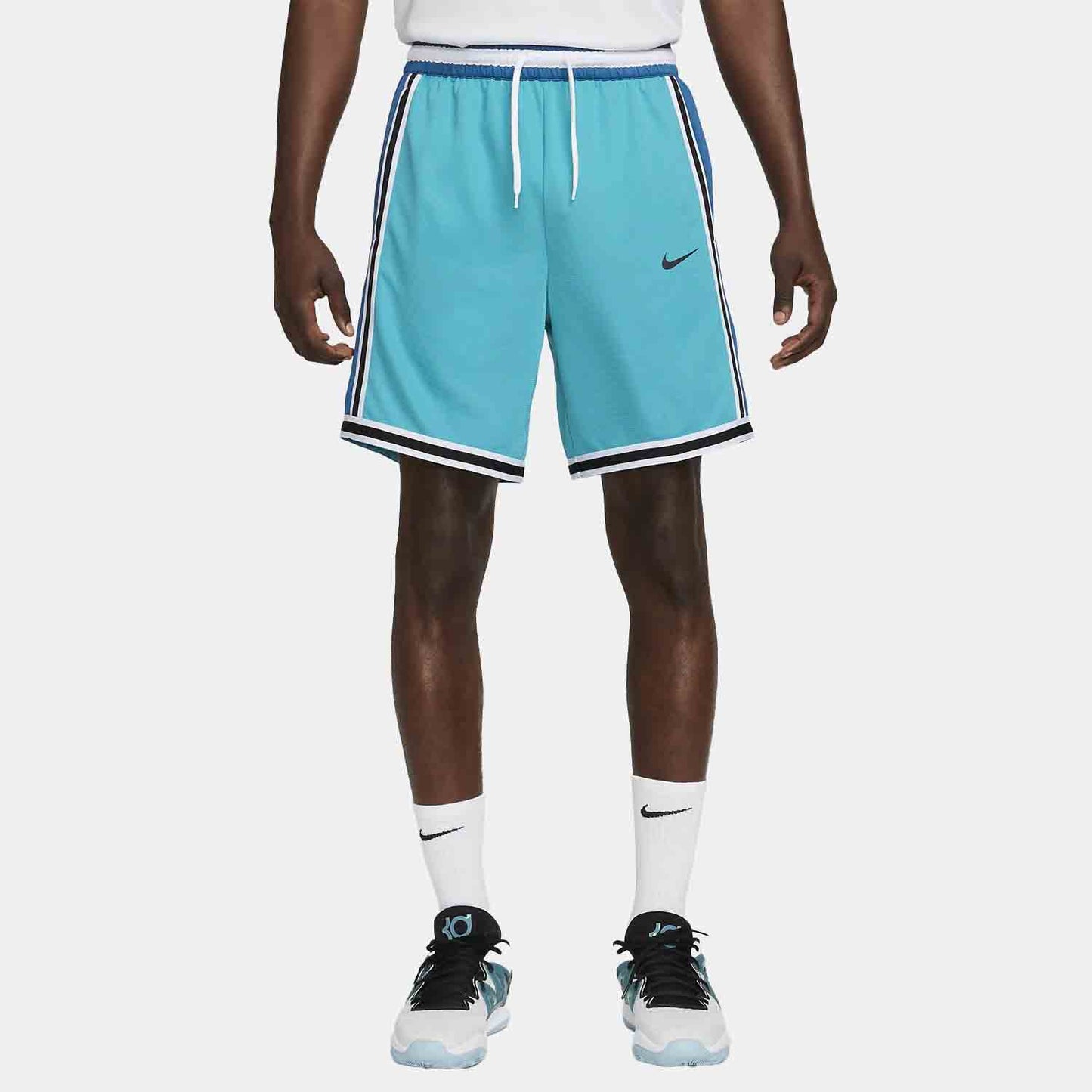Front view of the Nike Men's Dri-FIT DNA+ 8" Basketball Shorts.