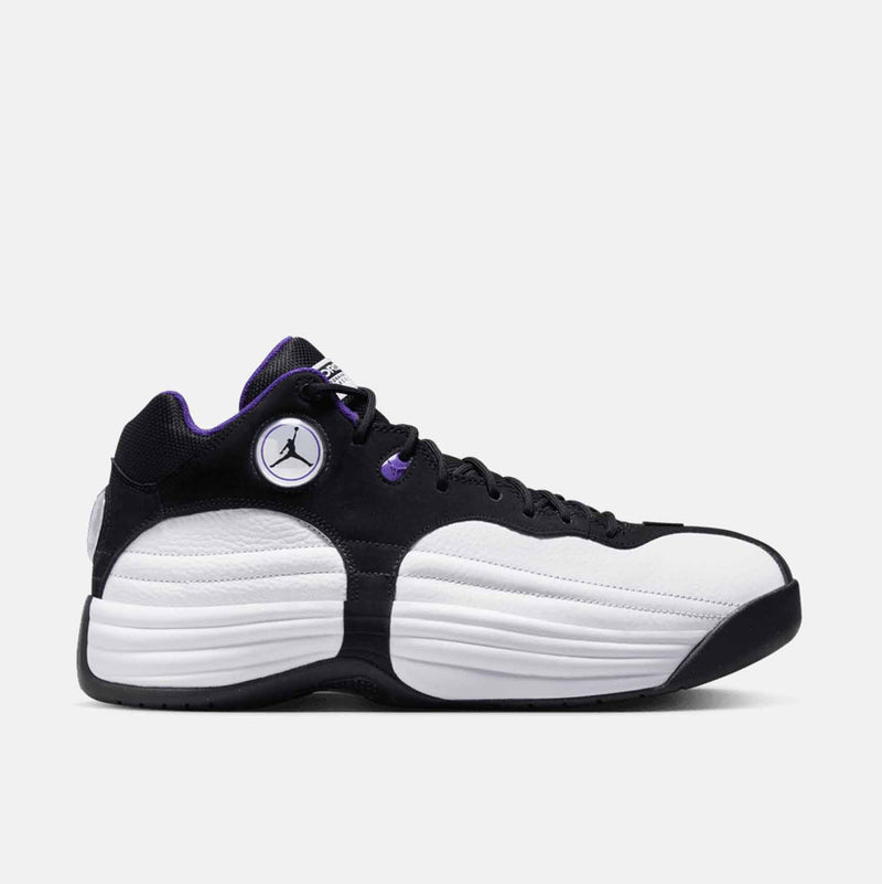Men's  Jumpman Basketball Shoes, White/Field Purple