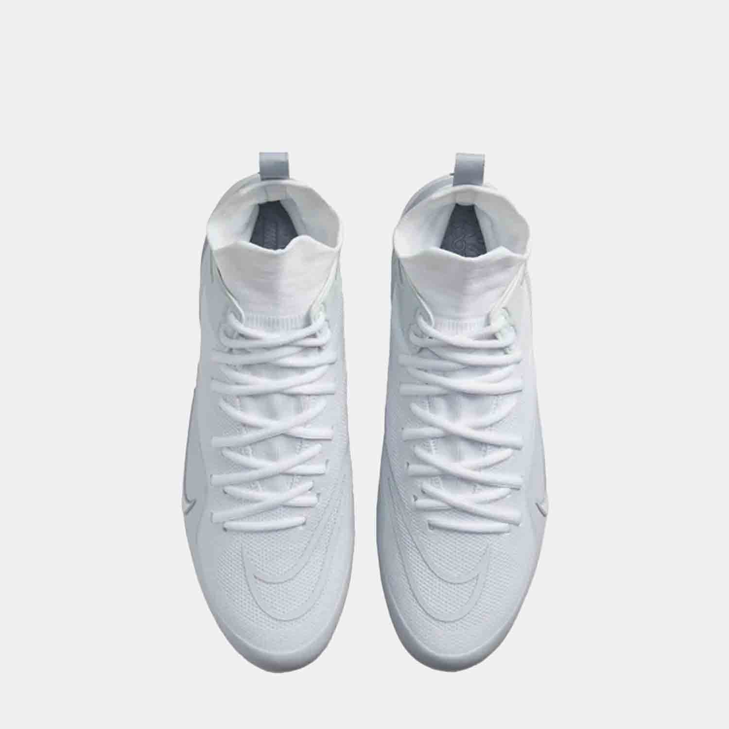Top view of the Men's Nike Alpha Huarache 8 Elite Lacrosse Cleats.