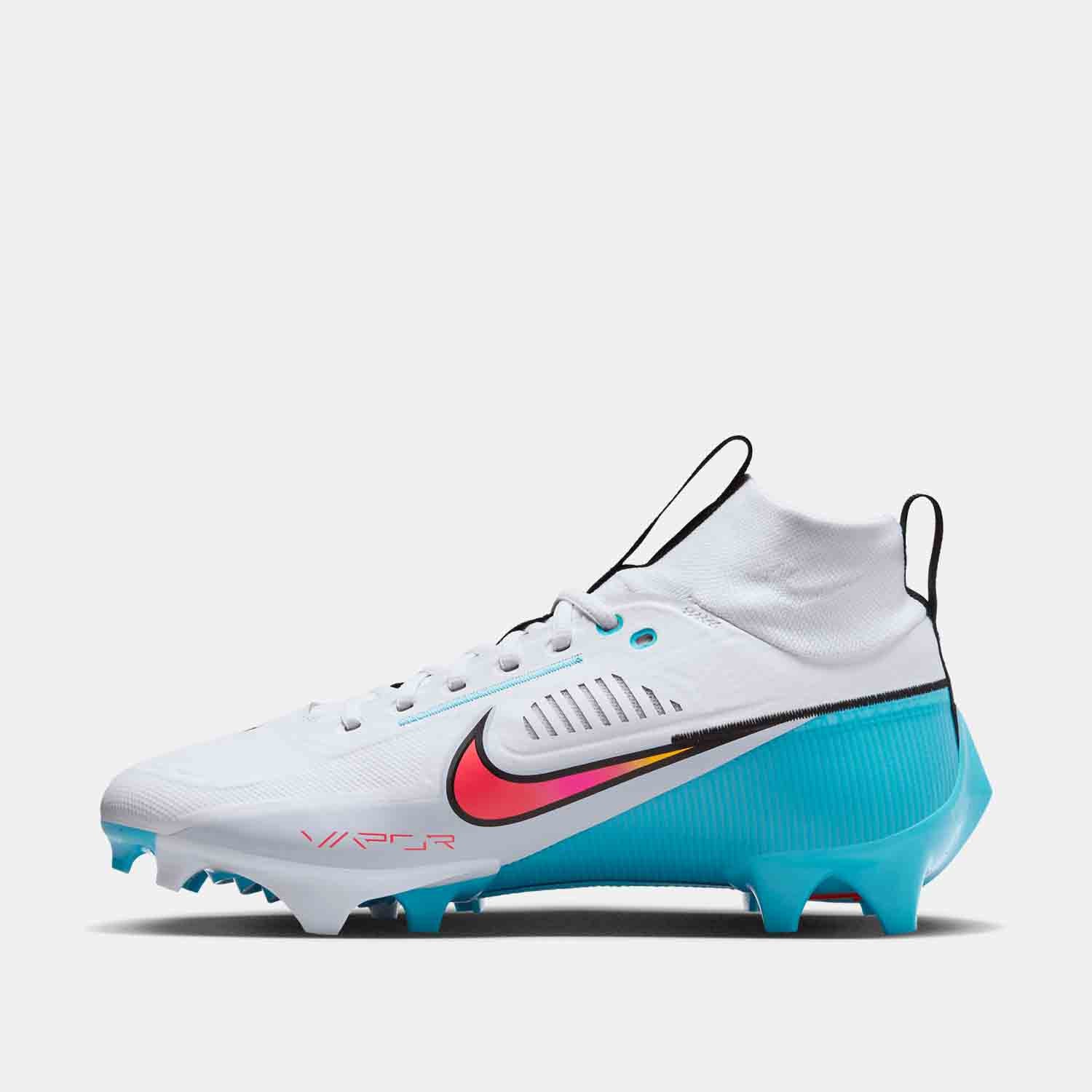 Side medial view of the Men's Nike Vapor Edge Pro 360 2 Football Cleats.