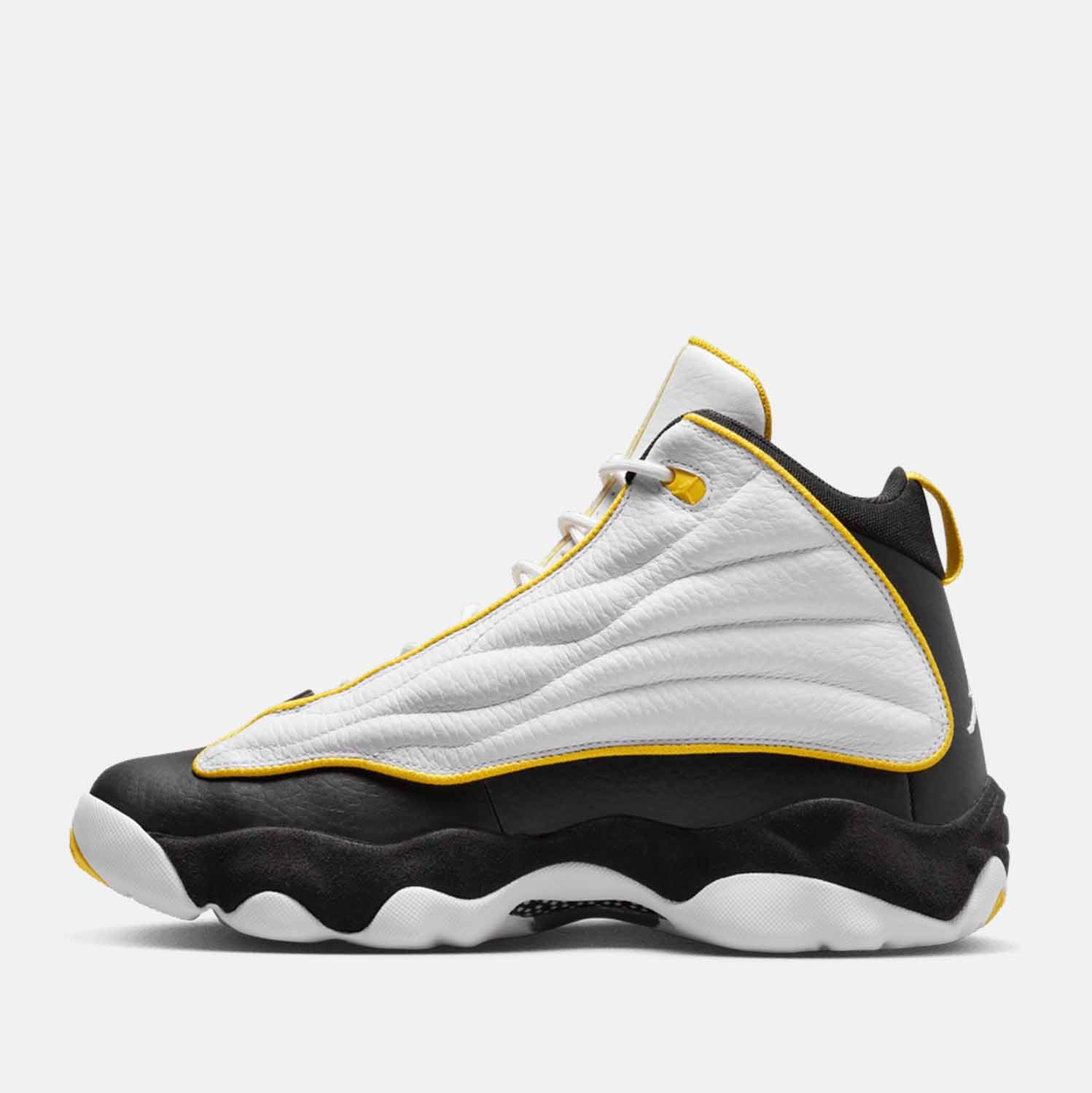 Side medial view of Men's Jordan Pro Strong.