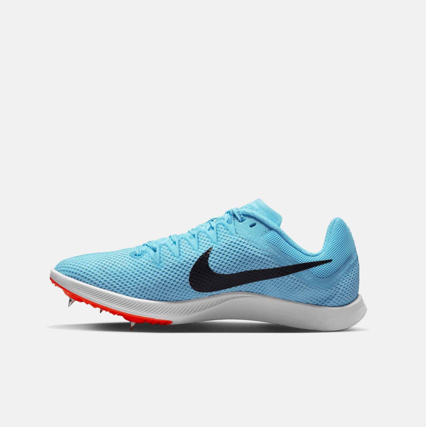 Side medial view of Nike Rival Distance Spikes.