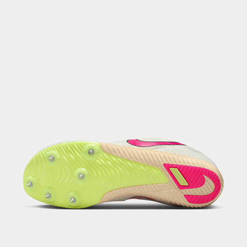 Bottom view of Nike Rival Multi-Event Spikes.