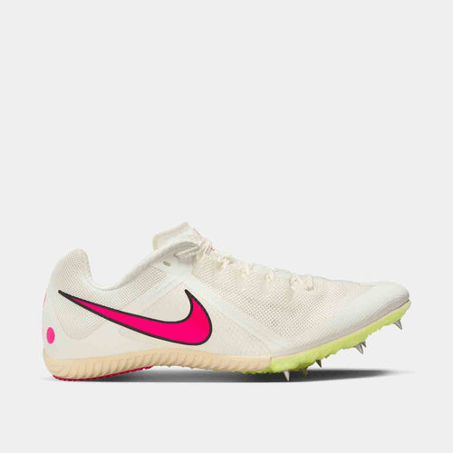 nike yellow and pink spikes