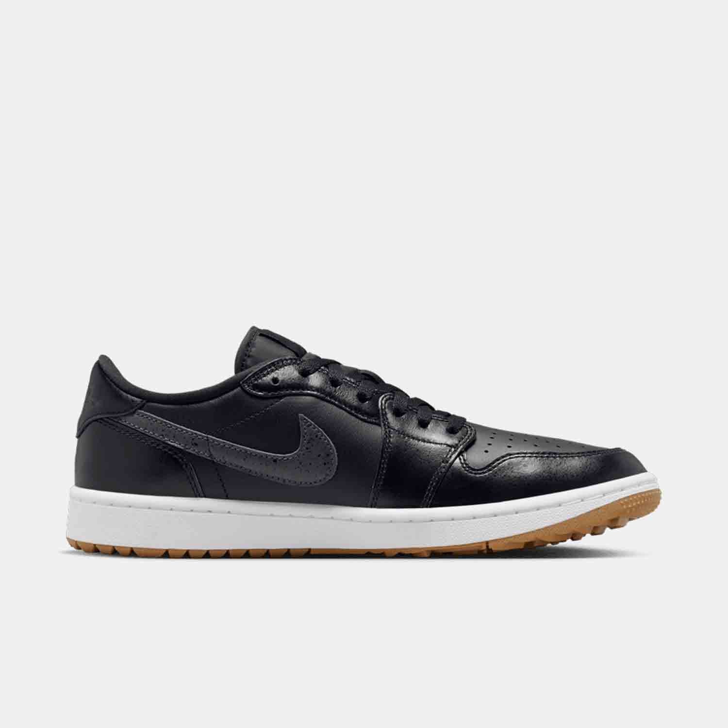 Side medial view of Air Jordan 1 Low Golf Shoes.