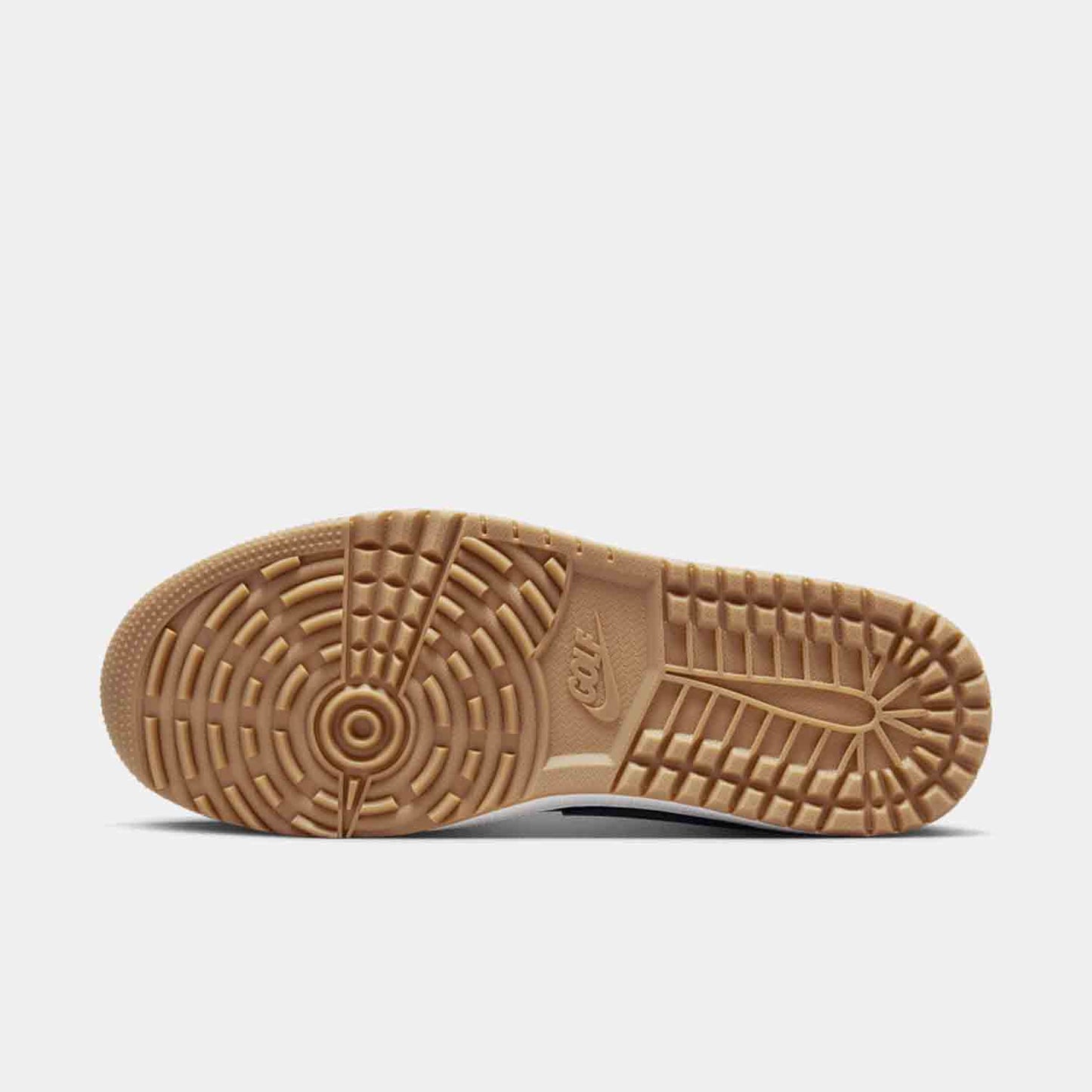 Bottom view of Air Jordan 1 Low Golf Shoes.