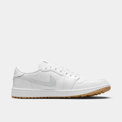 Side medial view of Air Jordan 1 Low Golf Shoes.