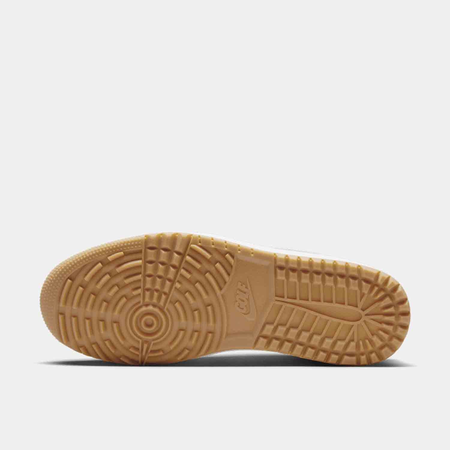 Bottom view of Air Jordan 1 Low Golf Shoes.