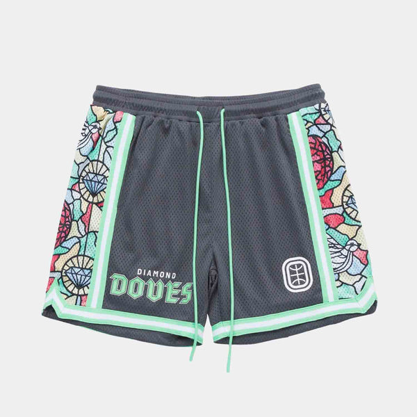 Front view of Overtime Diamond Doves Serving Shorts.