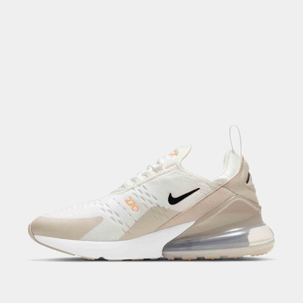 Side medial view of Women's Nike Air Max 270 Running Shoes.