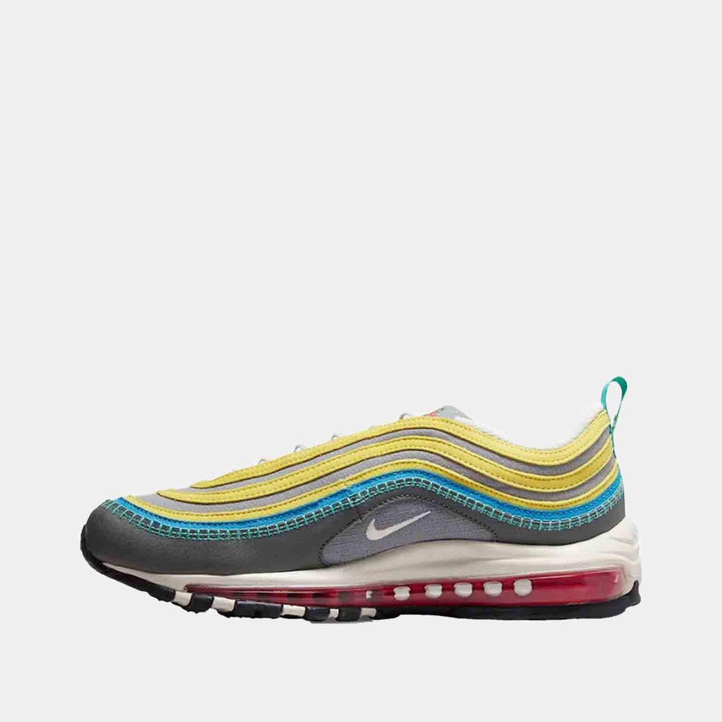 Side medial view of the Men's Nike Air Max 97 SE.