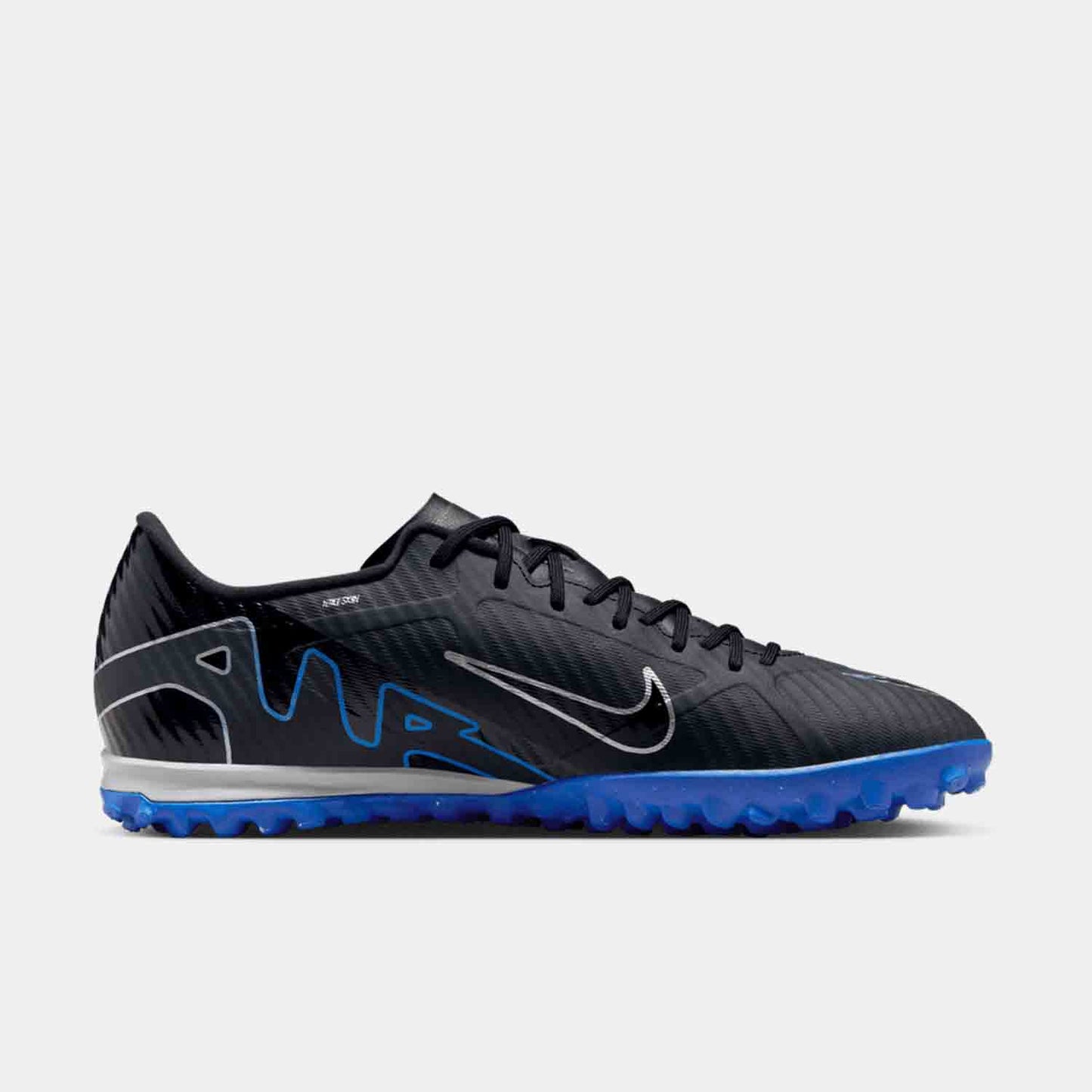 Side medial view of Nike Mercurial Vapor 15 Academy Turf Shoes.