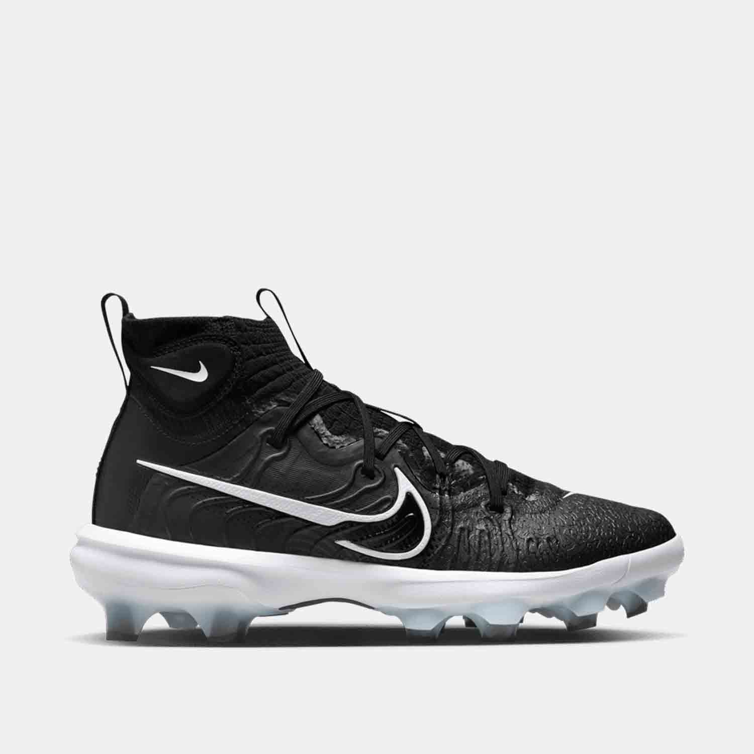 Side view of Men's Nike Alpha Huarache Baseball Cleats.