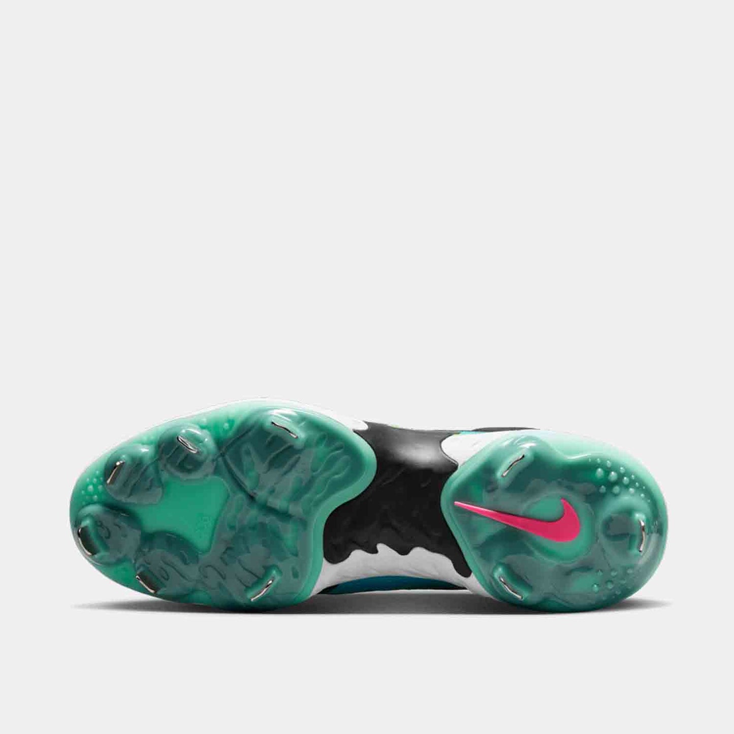 Bottom view of Men's Nike Alpha Huarache Elite 4 Low Baseball Cleats.
