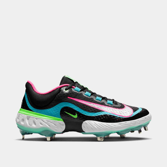 Side view of Men's Nike Alpha Huarache Elite 4 Low Baseball Cleats.