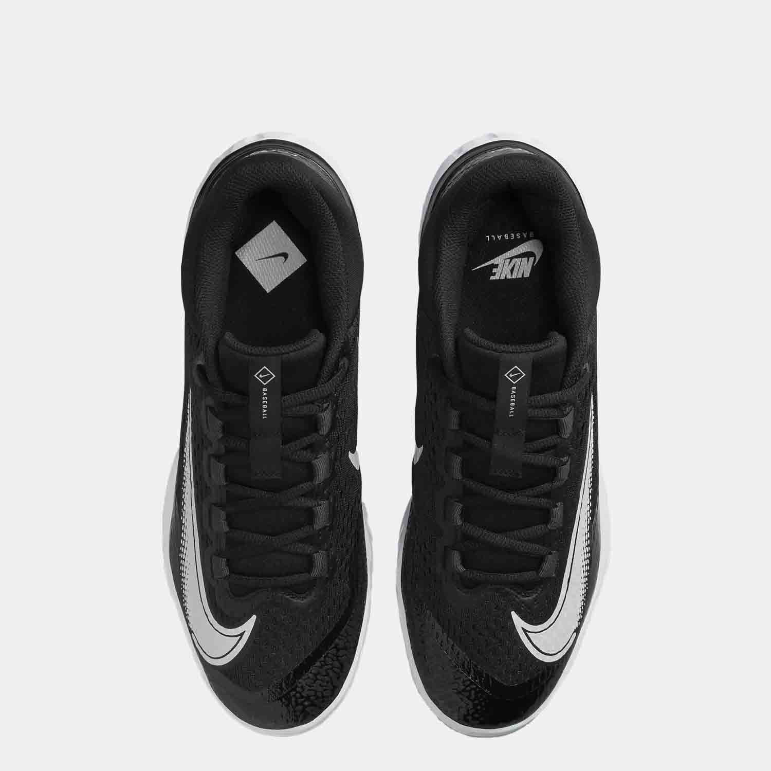 Top view of the Men's Alpha Huarache Elite 4 Low Baseball Cleats.