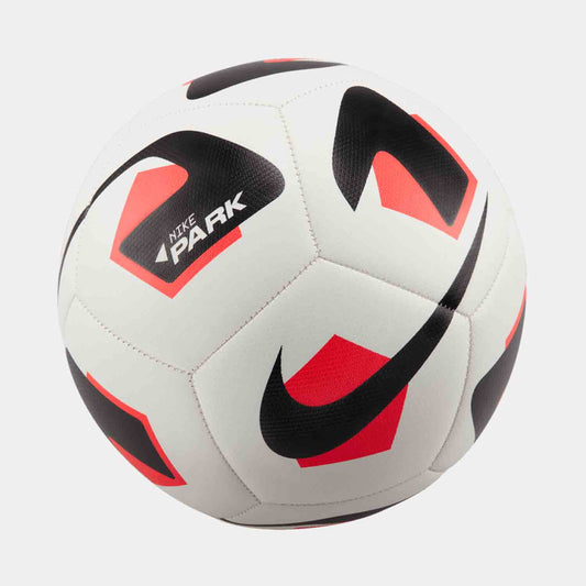 Front view of the Nike Park Soccer Ball.