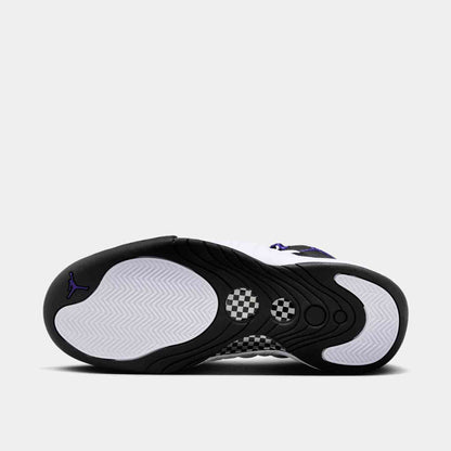 Bottom view of the Jordan Jumpman Pro 'Black Field Purple' Basketball Shoes.