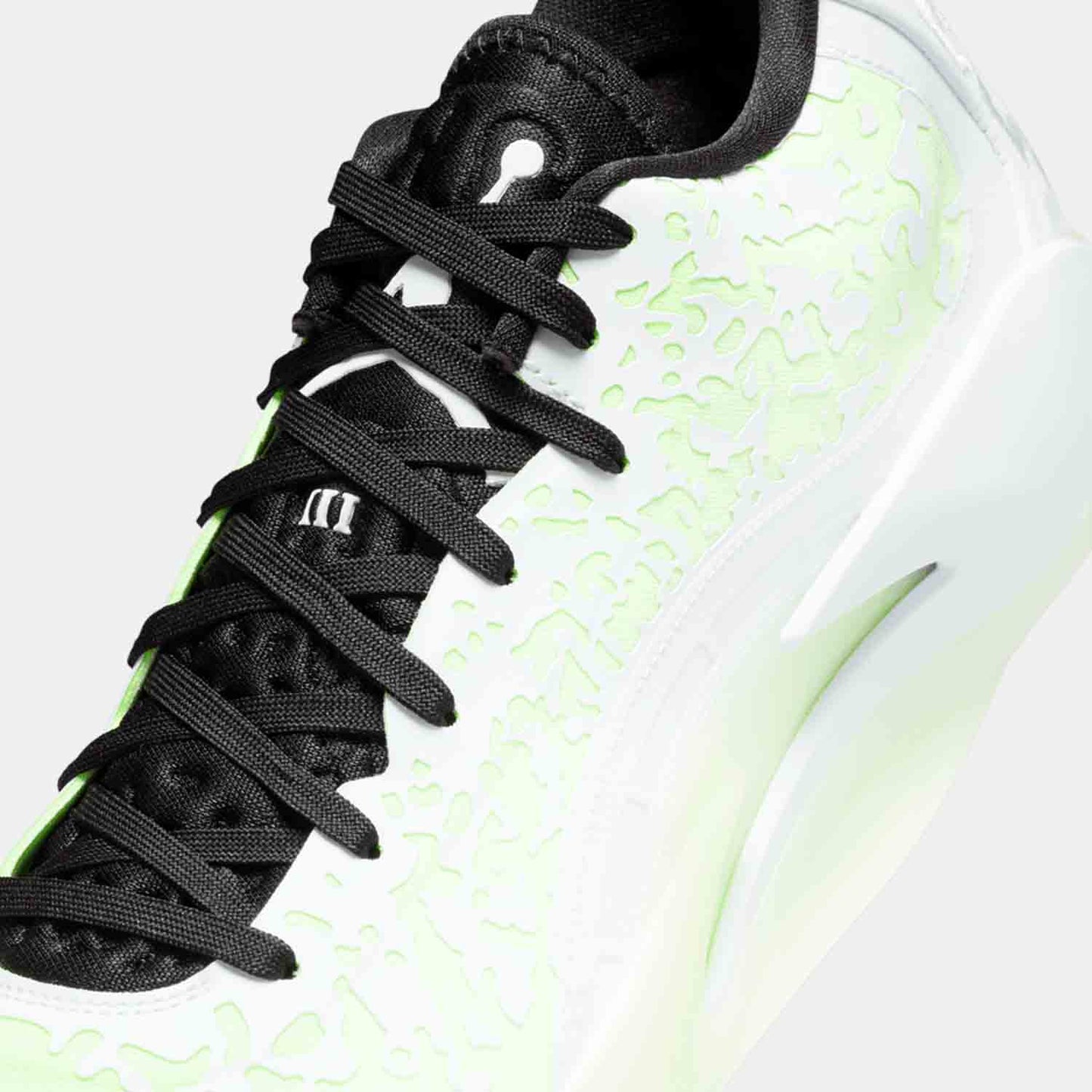Up close side view of Jordan Zion 3 'No Guts'.