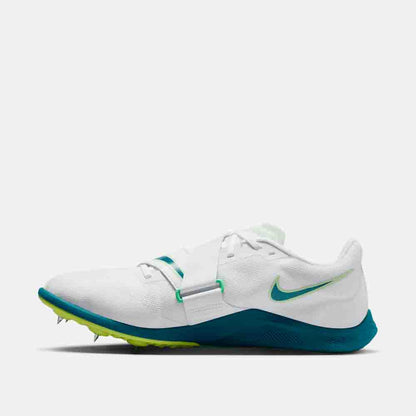 Side medial view of the Nike Rival Jumping Spikes.