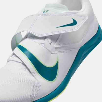 Up close, front view of the Nike Rival Jumping Spikes.