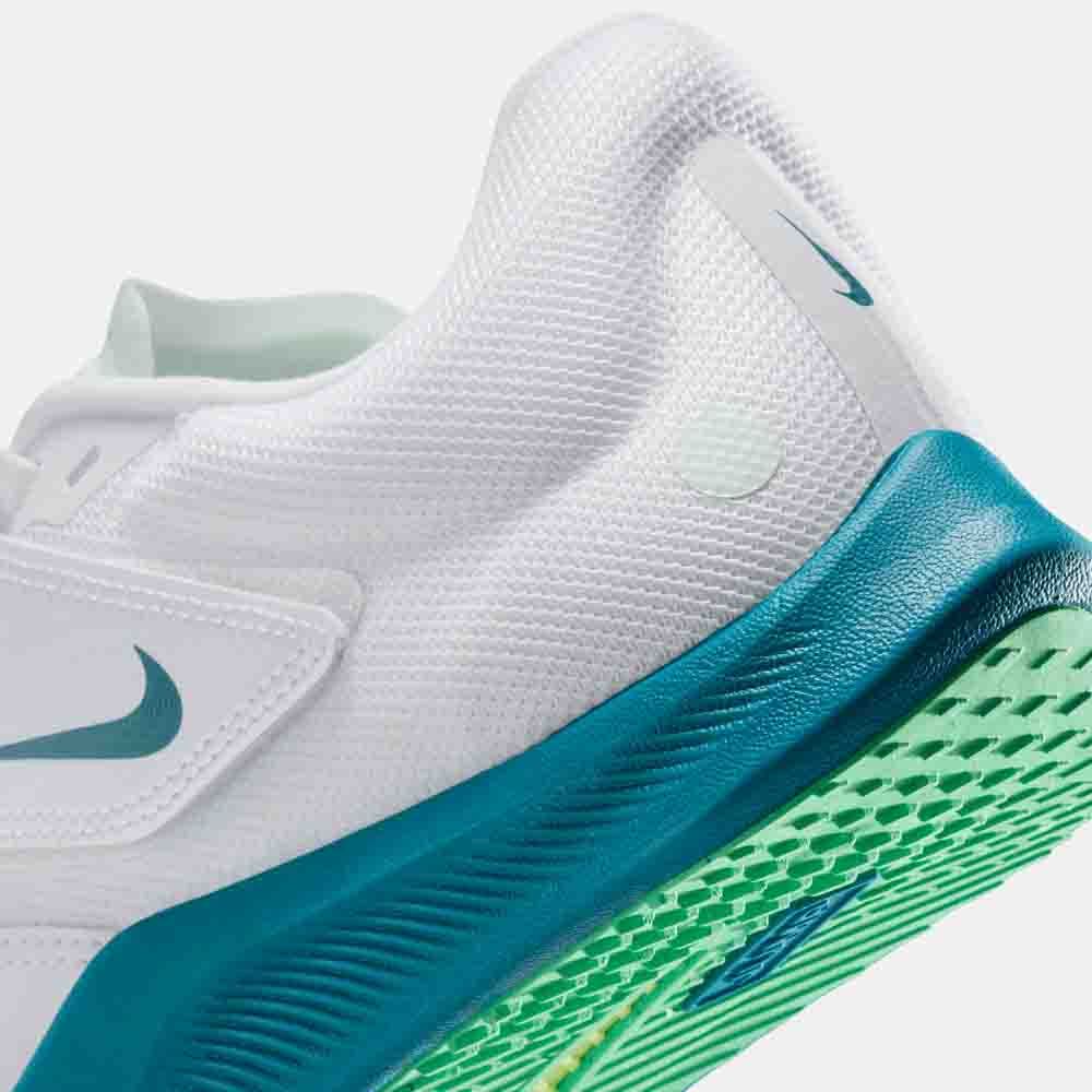Up close, rear view of the Nike Rival Jumping Spikes.