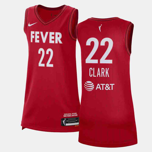 Front and rear view of the Nike Caitlin Clark Indiana Fever 2024.
