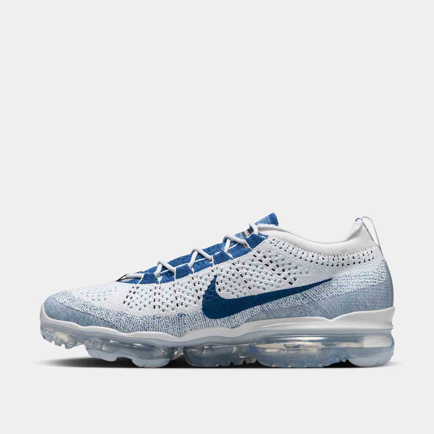 Side medial view of the Nike Men's Air VaporMax 2023 Flyknit.