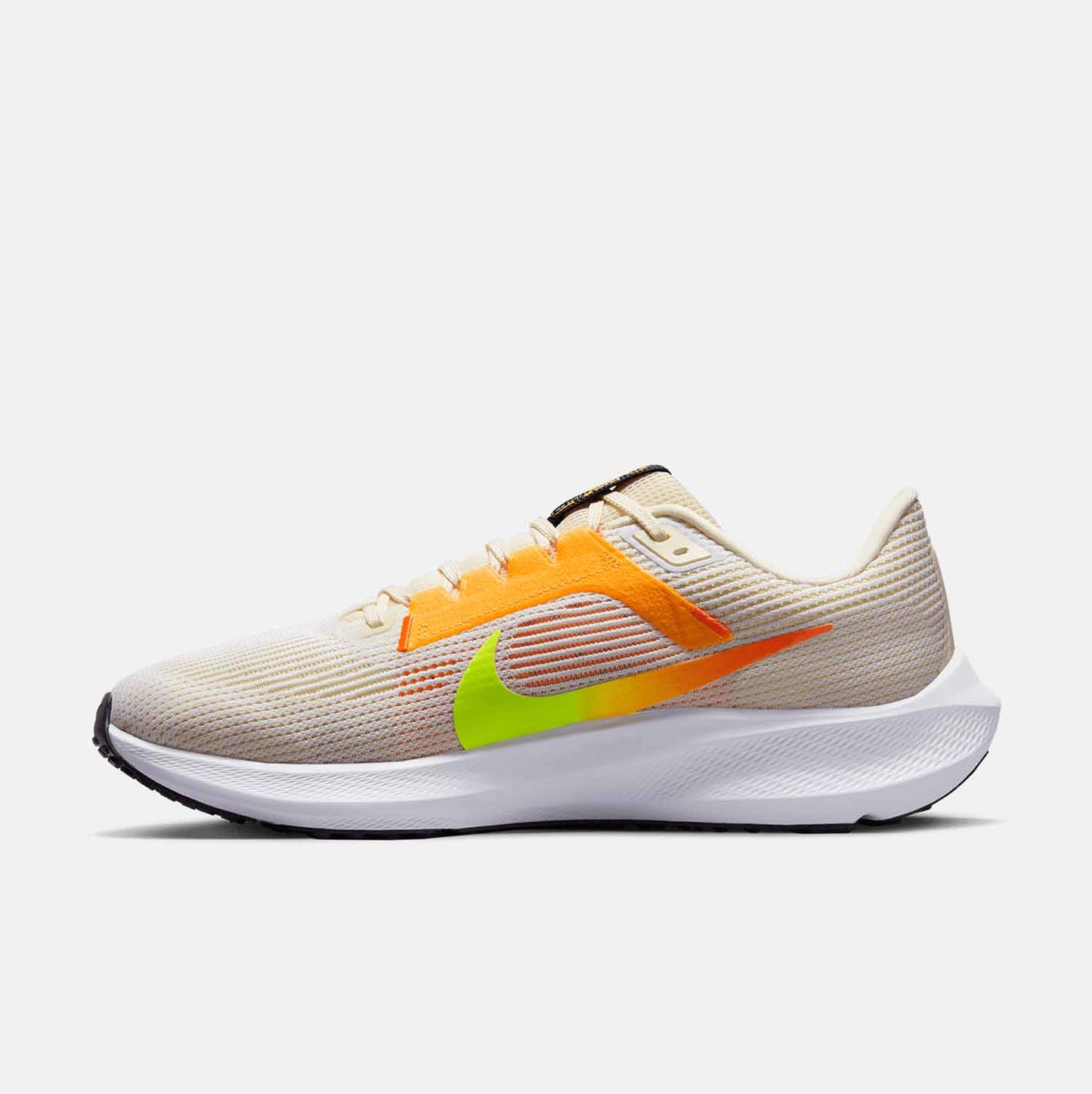 Side medial view of Men's Nike Pegasus 40 Running Shoes.