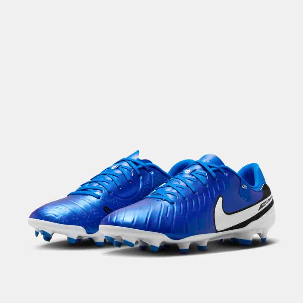 Front view of the Nike Tiempo Legend 10 Academy Soccer Cleats.