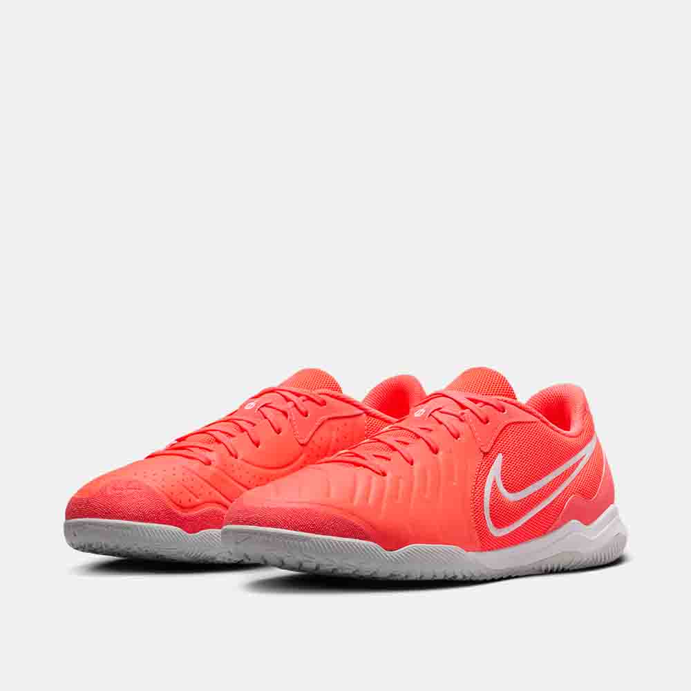 Front view of the Nike Tiempo Legend 10 Academy Indoor Soccer Shoes.