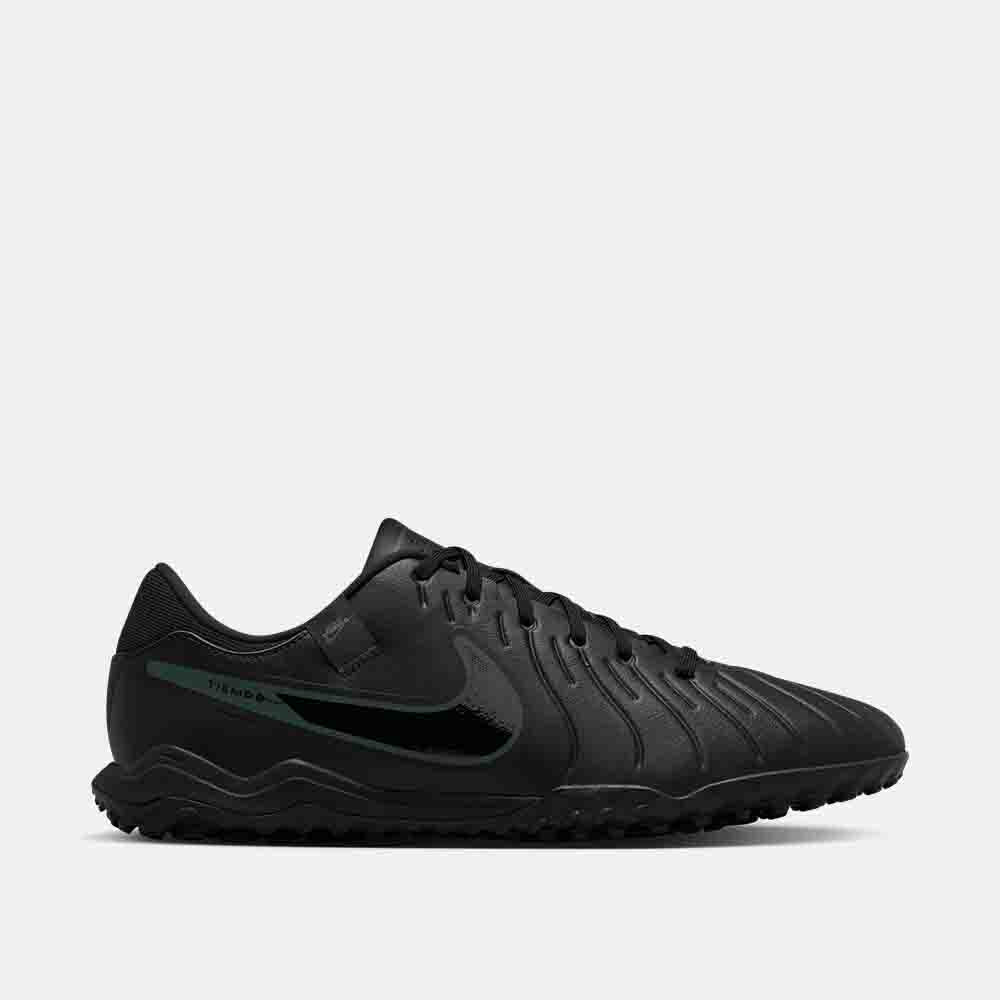 Side view of the Nike Tiempo Legend 10 Academy Turf Soccer Shoes.