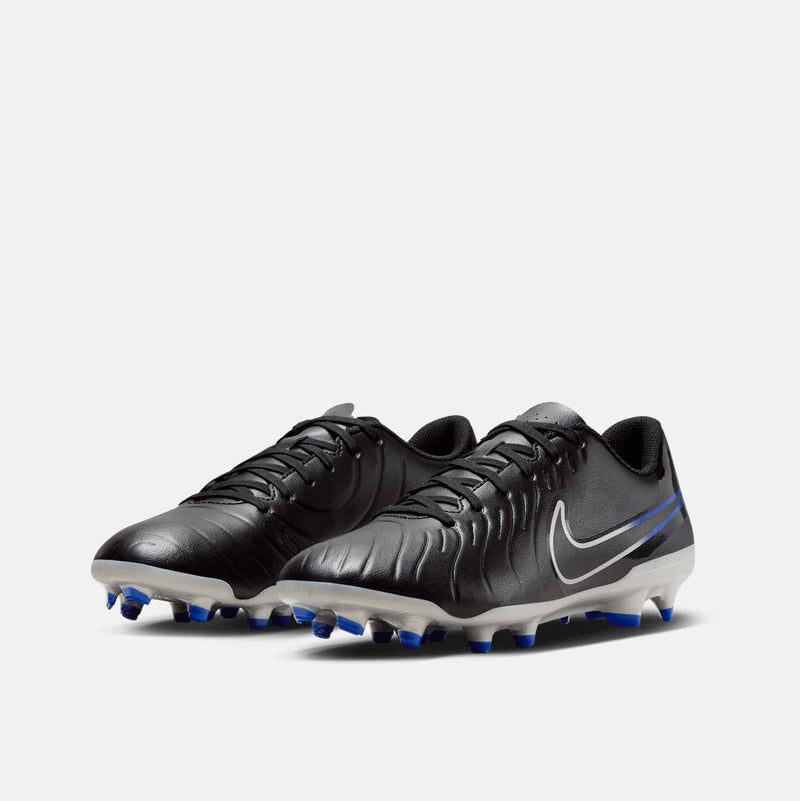 Front view of Nike Tiempo Legend 10 Club Multi-Ground Soccer Cleats.