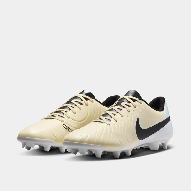 Front view of Nike Tiempo Legend 10 Club Soccer Cleats.