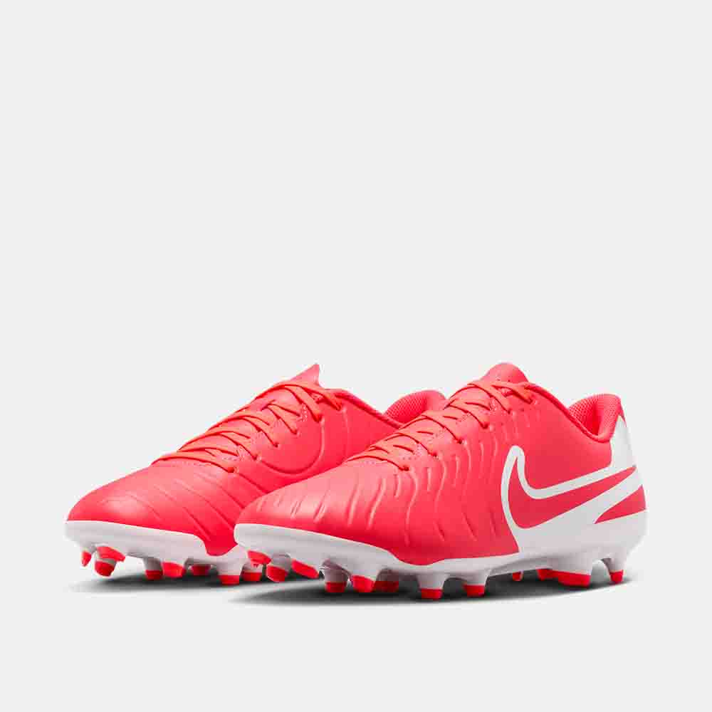 Front view of the Nike Tiempo Legend 10 Club Soccer Cleats.