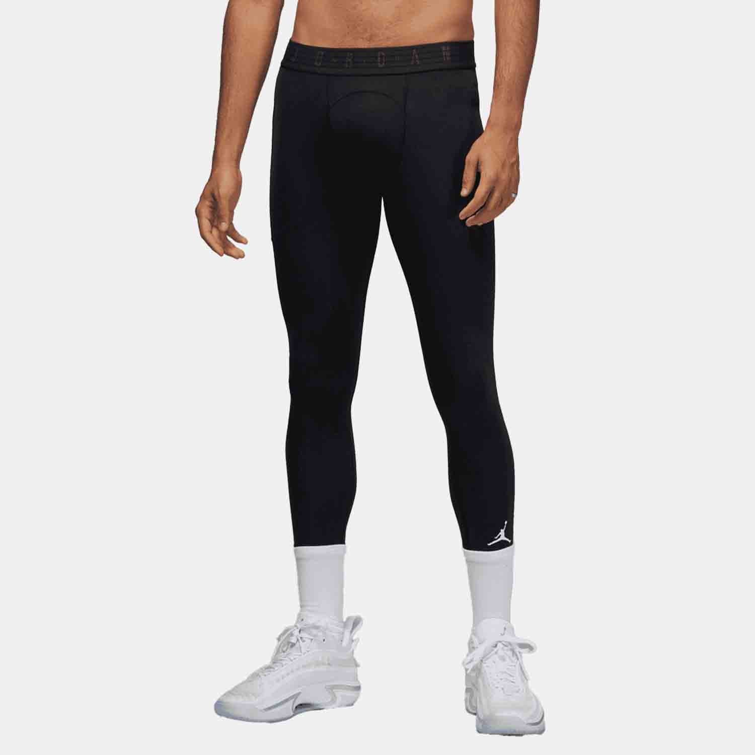 Front view of the Men's Jordan Sport Dri-FIT 3/4 Tights.