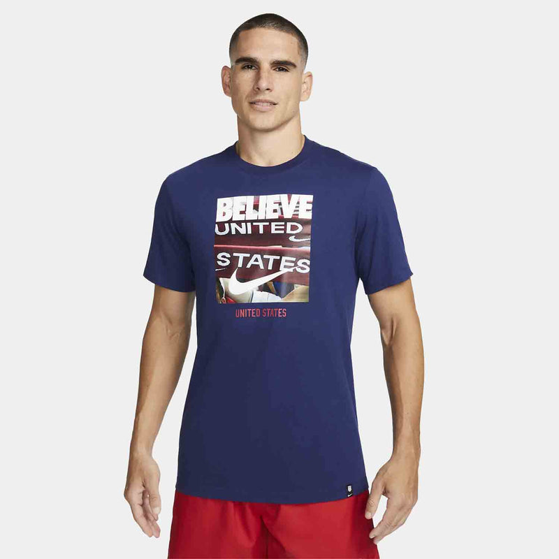 Men's U.S. Believe T-Shirt, Loyal Blue