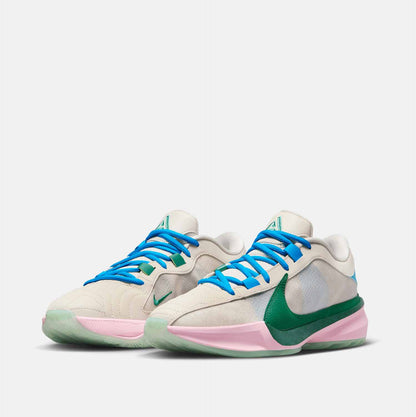 Front view of the Men's Nike Zoom Freak 5 'The Hard Way'.