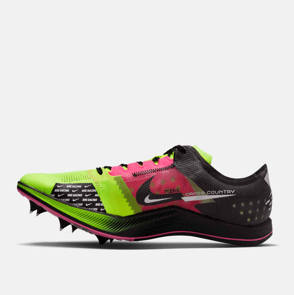 Side medial view of Nike ZoomX Dragonfly XC Cross-Country Spikes.