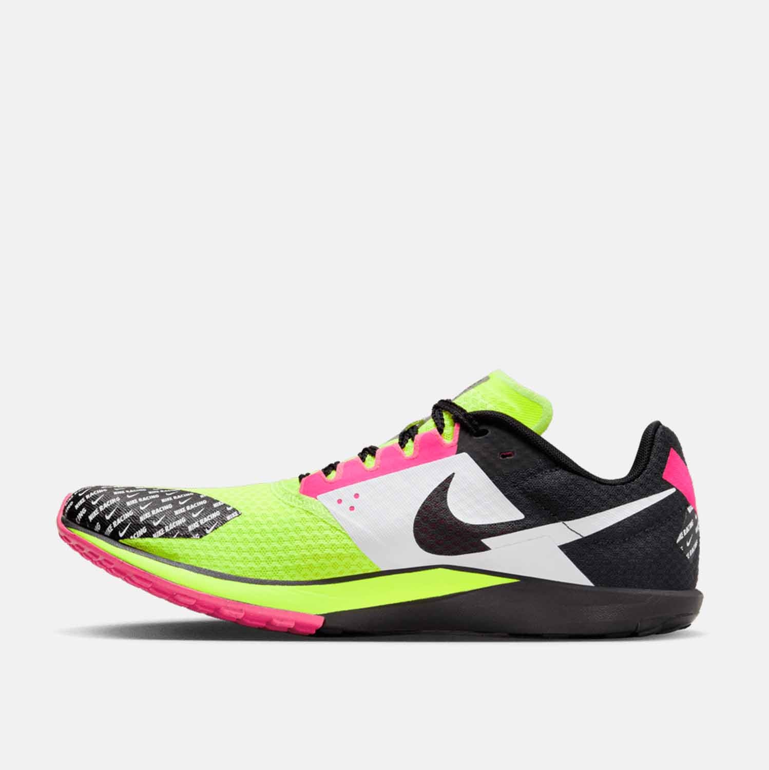 Side medial view of Nike Rival Waffle 6 Cross-Country Shoes.